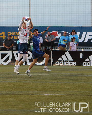 Seattle Cascades vs. Carolina Flyers UFA Championship Weekend semifinal game at Zions Bank Stadium. Friday, August 23, 2024
