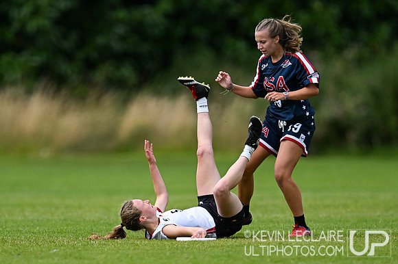 USA vs Germany U20 Women's - WJUC Monday Round 3
