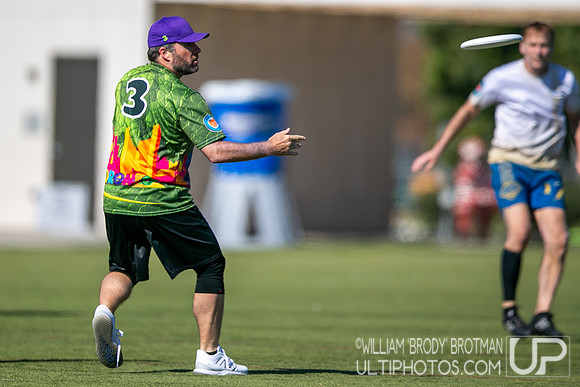 Day 2 of the WFDF 2024 World Masters Ultimate Championships