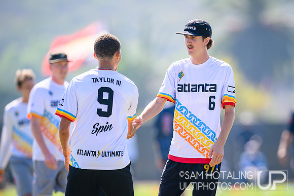 Chain Lightning vs Revolver in men’s quarterfinals during Club Championships at Surf Cup Sports Park