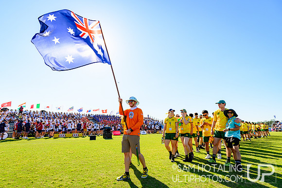 Opening ceremony during World Ultimate Championships at Runaway Bay Precinct