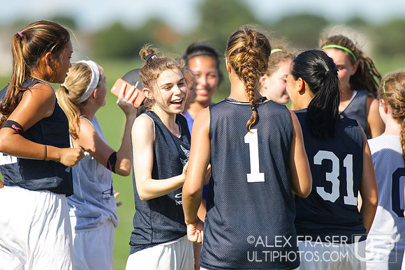 U16 Girls - Saturday - 2016 USAU Youth Club Championships