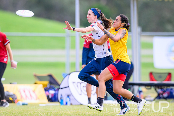 Power-pool play during World Ultimate Championships at Runaway Bay Precinct