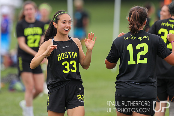 Boston Brutesquad and Tabby Rosa at the 2022 World Ultimate Club Championships