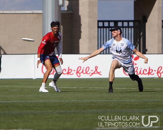Minnesota Wind Chill vs. DC Breeze UFA Championship Weekend semifinal game at Zions Bank Stadium. Friday, August 23, 2024