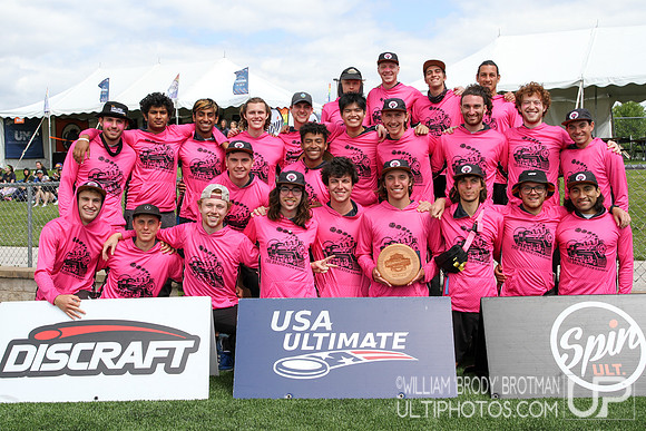 Day 3 of USA Ultimate 2022 D-III College Championships.