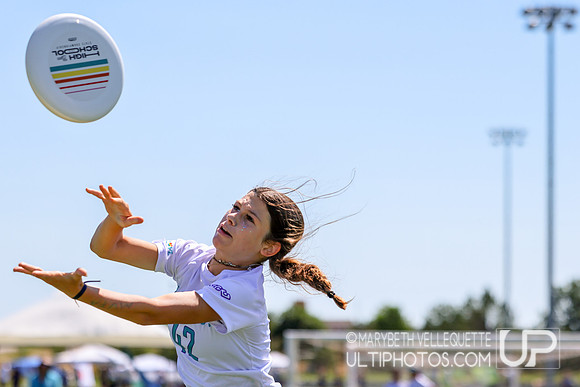 Sunday action at the USA Ultimate Youth Club Championships in th