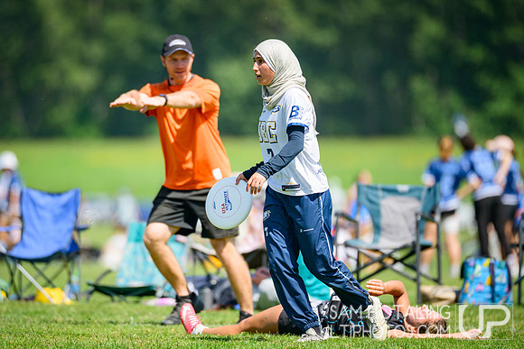 Saturday pool play at USAU D-I College Championships
