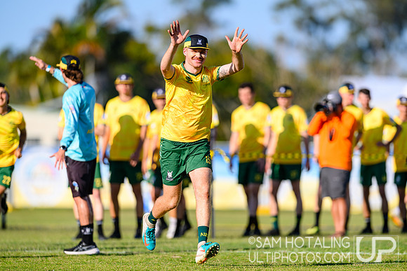 Opening ceremony during World Ultimate Championships at Runaway Bay Precinct