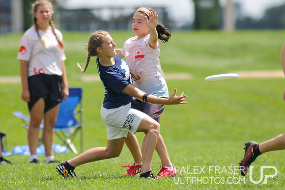 U16 Girls - Saturday - 2016 USAU Youth Club Championships