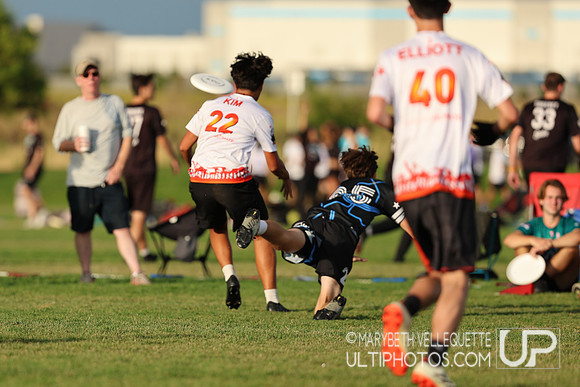 Saturday action at the USA Ultimate Youth Club Championships in