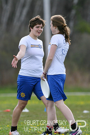 Sunday Action, Girls -- USAU 2014 HS Northeastern Championships