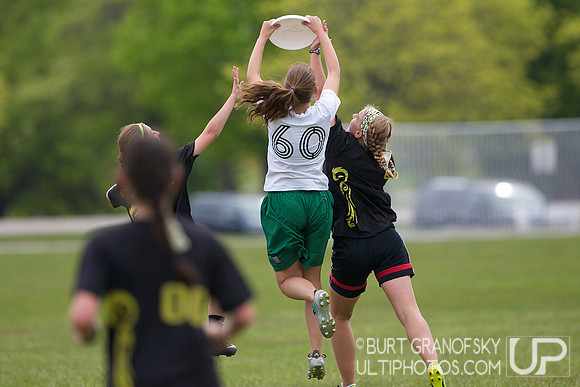 Girls Division, Sunday -- 2012 USAU HS Northeasterns