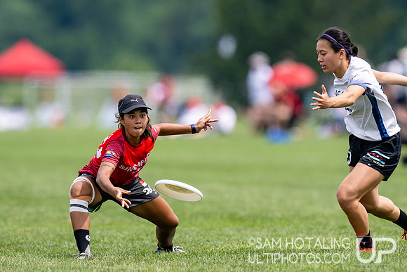 Chicago Nemesis vs Pangolins in pool play at World Ultimate Club Championships