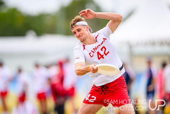 Open quarterfinals during World Ultimate Championships at Runaway Bay Sports Precinct