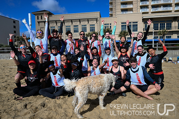 Blackwidows and LAMP joint Team Photo - Saturday - 2024 Beach Ch