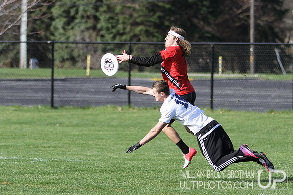 Saturday Action - USA Ultimate 2014 College Division I Ohio Valley Regional Tournament
