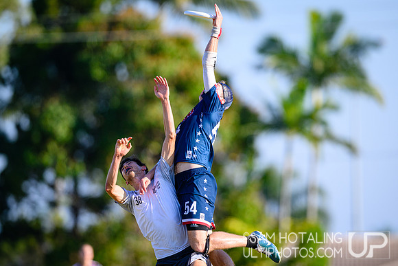 Pool play during World Ultimate Championships at Runaway Bay Precinct