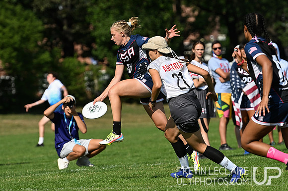 USA U20 Women vs Austria U20 Women - WJUC 2022