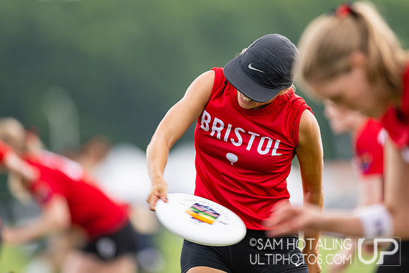 Bristol Women vs FABulous in pool play at World Ultimate Club Championships