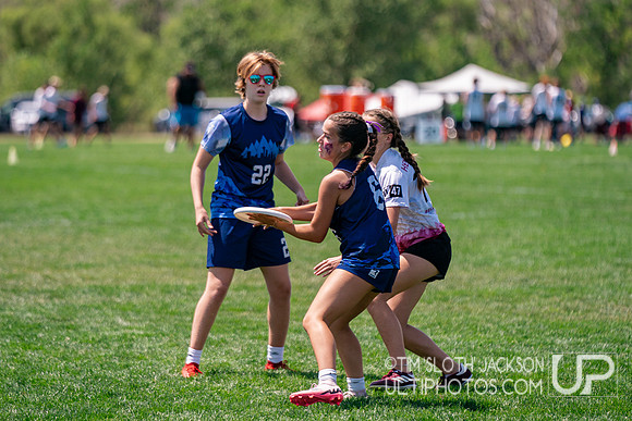 Pool play at 2024 USAU Youth Club Championship
