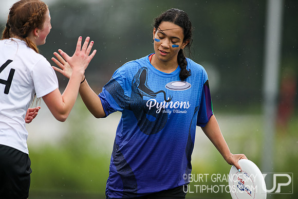 USA Ultimate YCC 2022 -- U17 Girls Sat Action