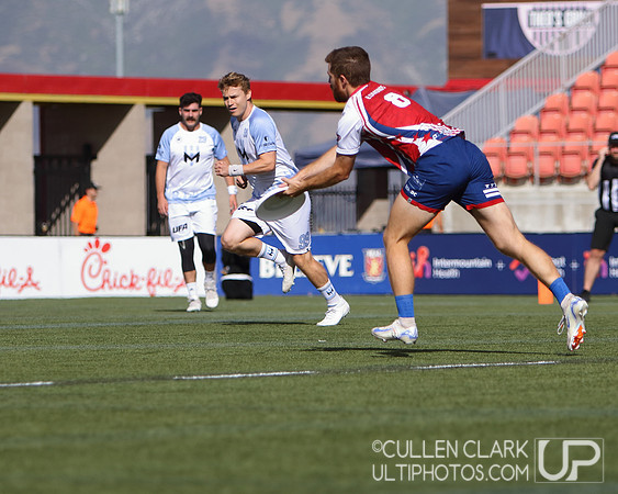 Minnesota Wind Chill vs. DC Breeze UFA Championship Weekend semifinal game at Zions Bank Stadium. Friday, August 23, 2024