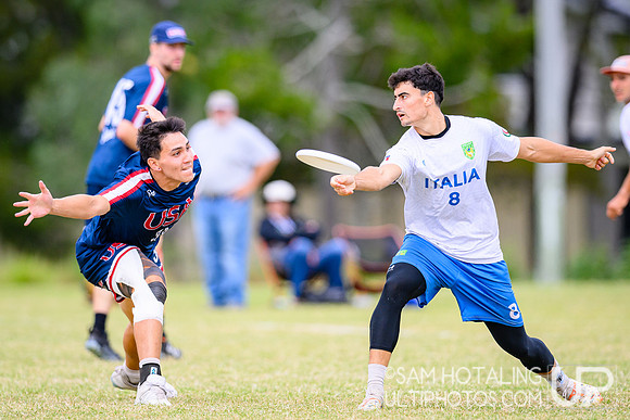 Mixed quarterfinals during World Ultimate Championships at Runaway Bay Sports Precinct