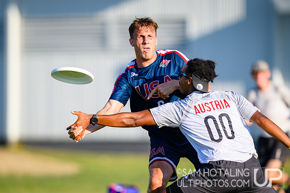 Pool play during World Ultimate Championships at Runaway Bay Precinct