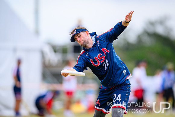 Open quarterfinals during World Ultimate Championships at Runaway Bay Sports Precinct