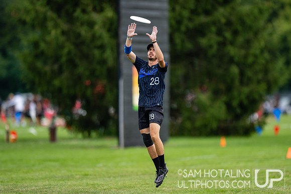 CUSB Open vs Mephisto in pool play at World Ultimate Club Championships