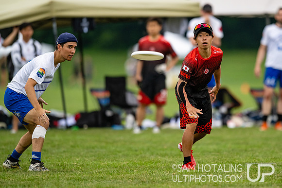 GOAT vs Nomadic Tribe in pool play at World Ultimate Club Championships