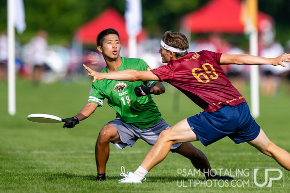 GRUT vs RATELS in pool play at World Ultimate Club Championships