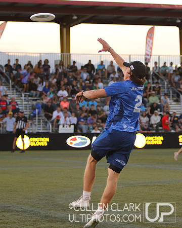 Seattle Cascades vs. Carolina Flyers UFA Championship Weekend semifinal game at Zions Bank Stadium. Friday, August 23, 2024