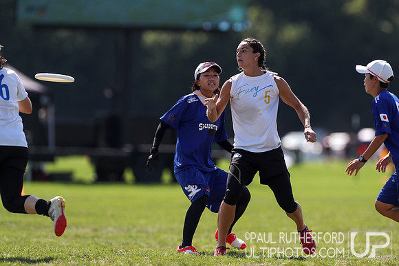 Fury and Swampybarg at the 2022 World Ultimate Club Championships