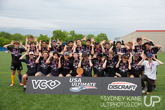 Williams Men's 2nd Place Champions 2024 USA Ultimate Division II