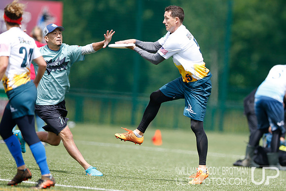 Day 2 of World Masters Ultimate Club Championships.