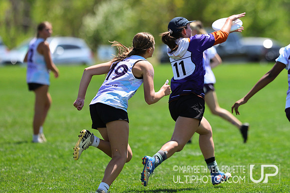 Sunday action at the USA Ultimate Youth Club Championships. U-20
