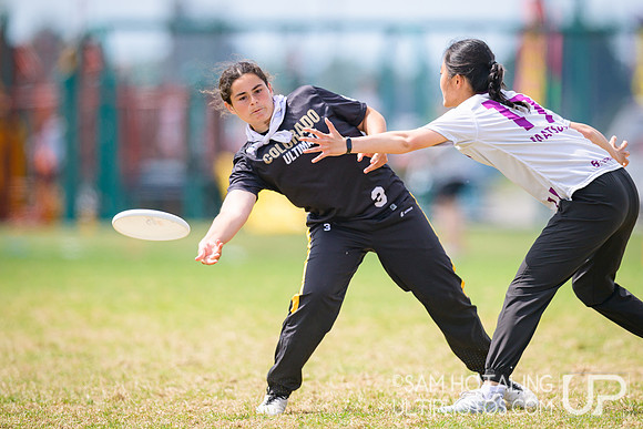 Colorado Quandary vs Washington Element in quarterfinals at USAU D-I College Championships