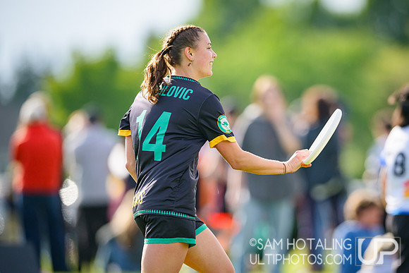 Pool play at USAU D-I College Championships