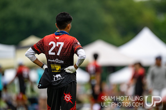 GOAT vs Nomadic Tribe in pool play at World Ultimate Club Championships