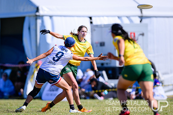 Women’s power-pools during World Ultimate Championships at Runaway Bay Sports Precinct