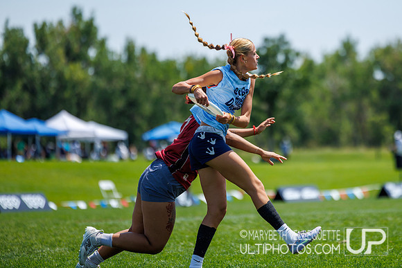 Monday action at the USA Ultimate Youth Club Championships. U-20