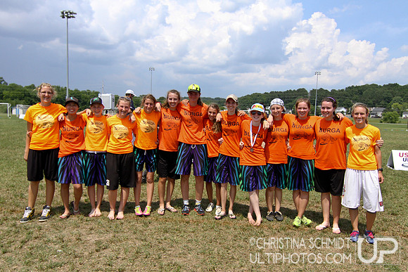 Awards Ceremony -- USAU 2012 HS Southerns