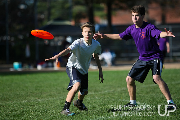 Action from the Sharon HS Spirit of the Game tournament
