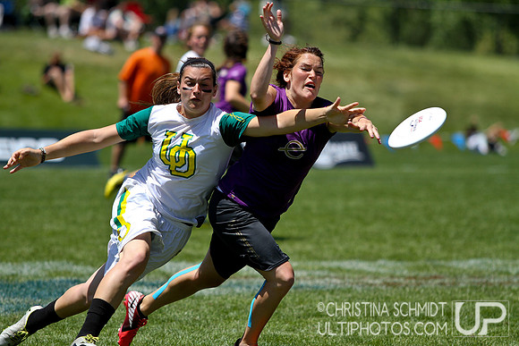 2012 USAU D-I College Championships Monday Women's Finals