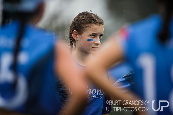 USA Ultimate YCC 2022 -- U17 Girls Sat Action