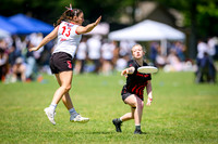 Saturday pool play at USAU D-I College Championships