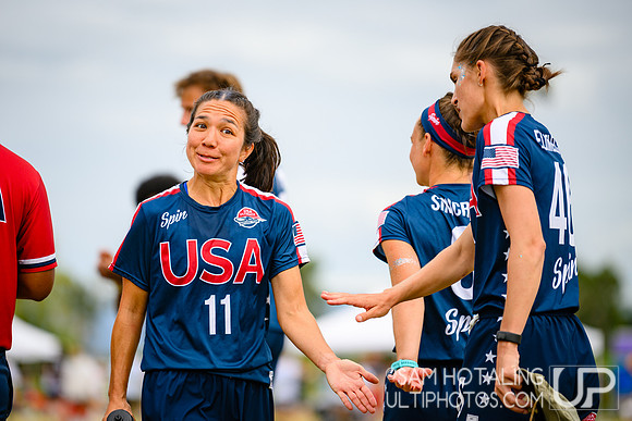 Bracket play during World Ultimate Championships at Runaway Bay Precinct