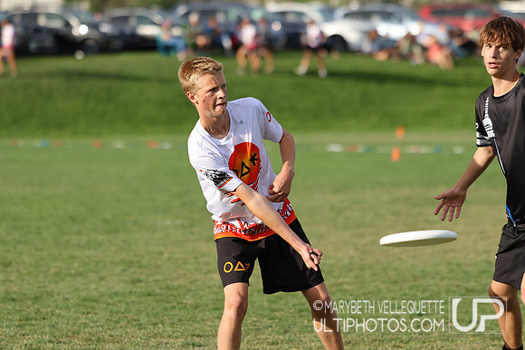 Saturday action at the USA Ultimate Youth Club Championships in